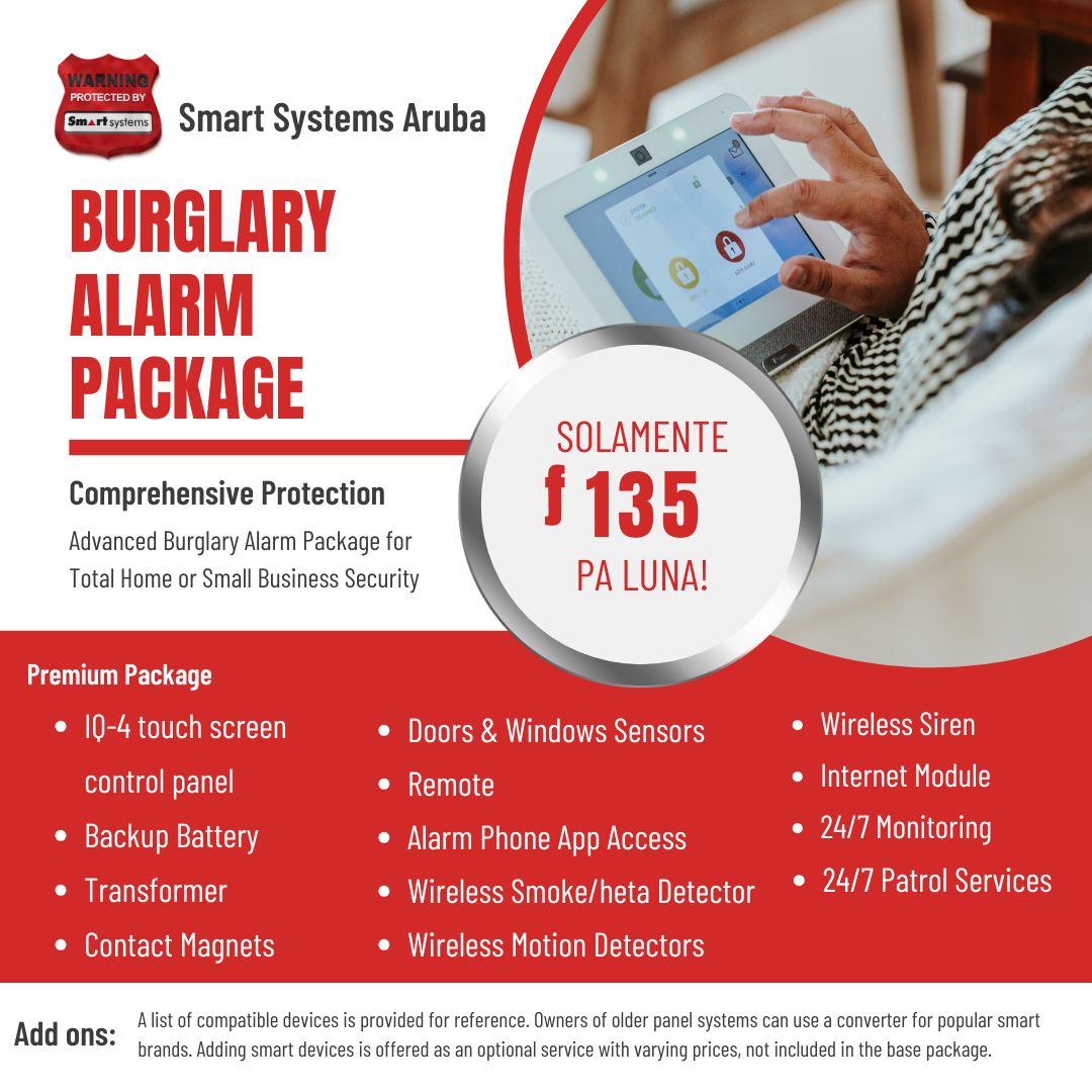 Packages: Burglary Alarm – Smart Systems Aruba